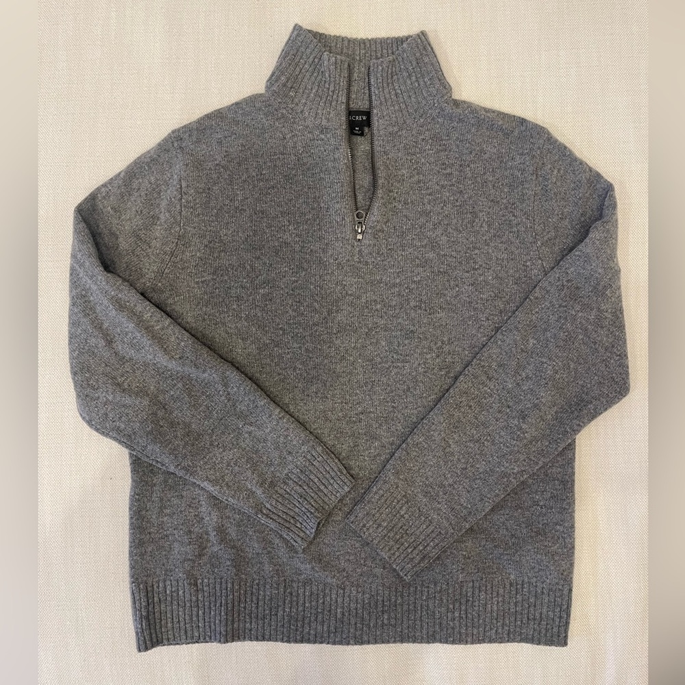 JCrew Quarter Zip Sweater
